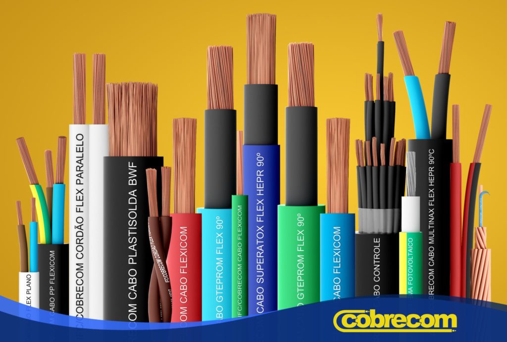 Cobrecom, fios e cabos de qualidade.